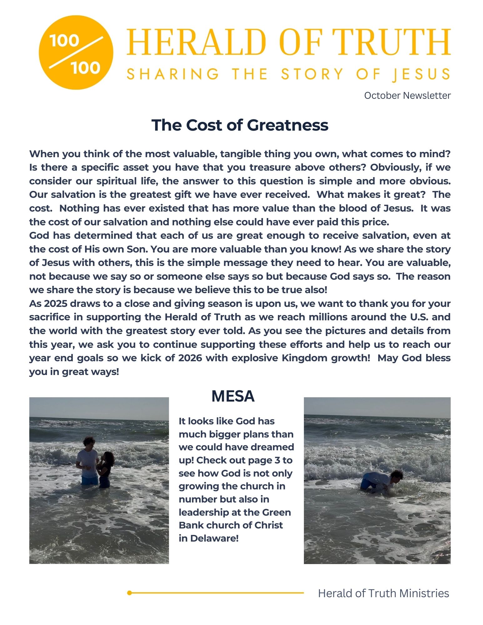 4th Quarter Newsletter